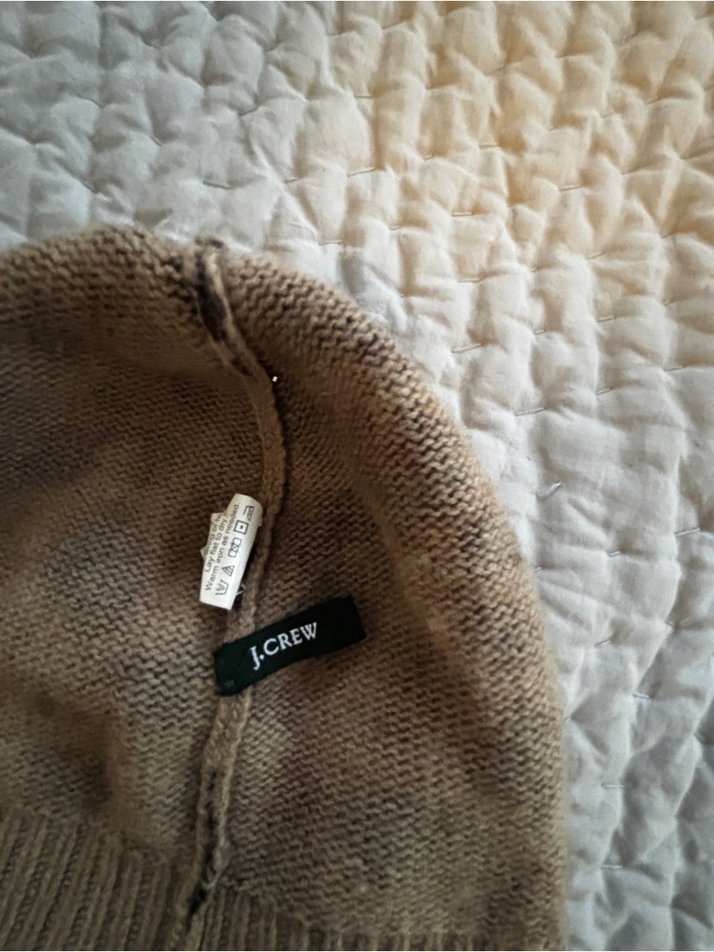 J. Crew Knit Beanie in Taupe - Picture 2 of 2